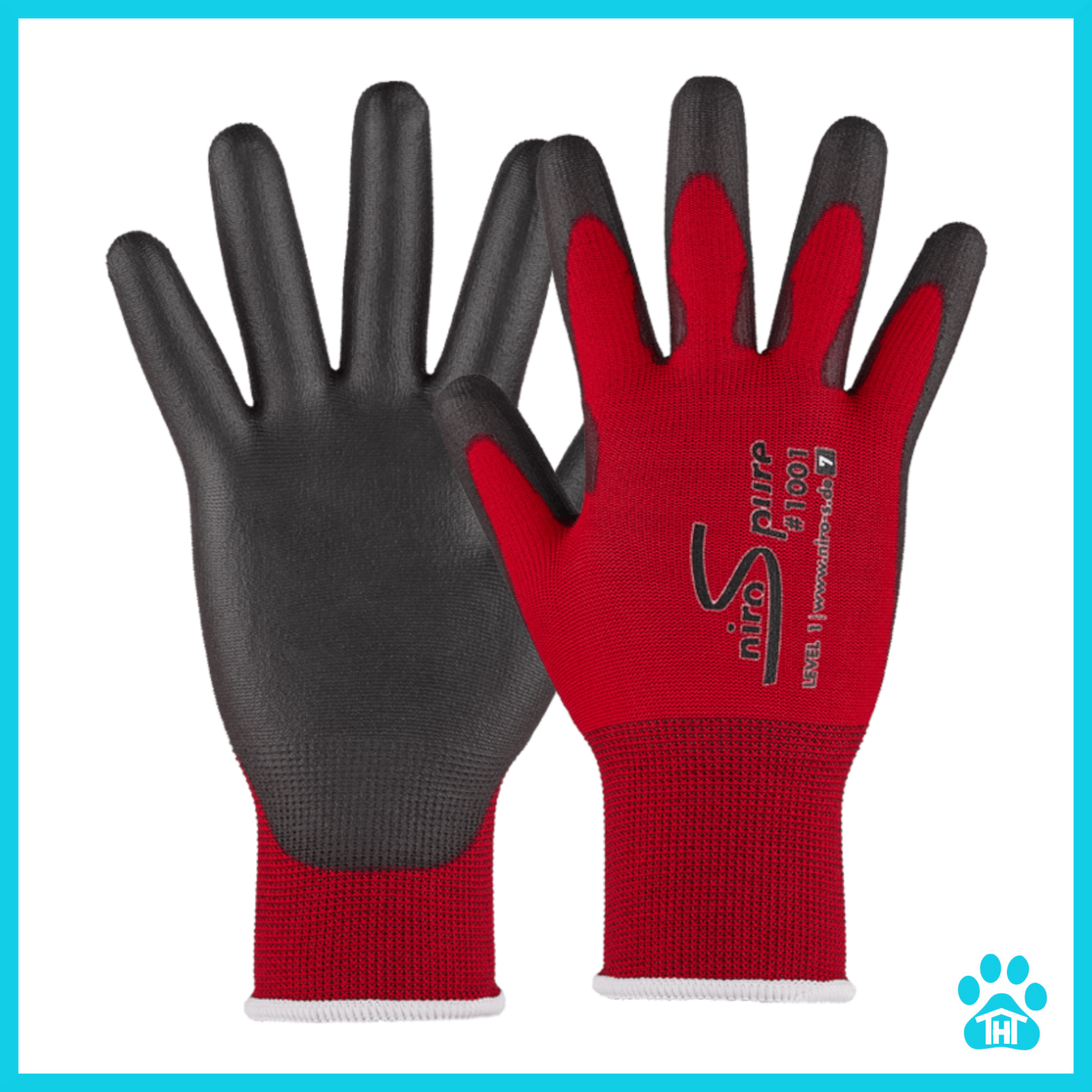 12 Paar NIRO-S pure #1001 Arbeitshandschuhe Montagehandschuhe PU