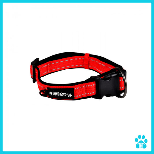 verstellbares Halsband aus Nylon und Neopren 45-65 cm, 3 cm