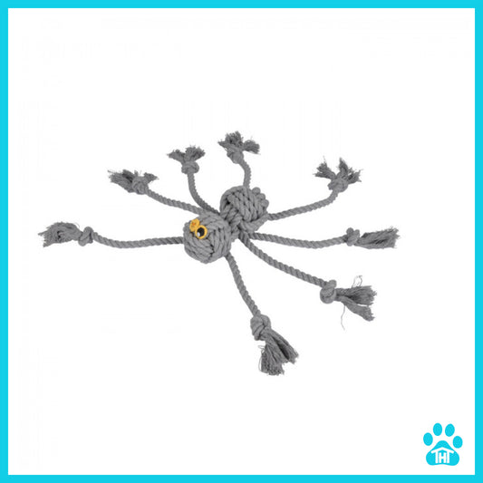 Spinne, Tau, Seilspielzeug mit Knoten 30 cm