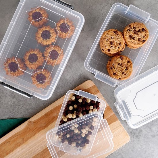 Multi Box mit Deckel Set 3 tlg. - rechteckig