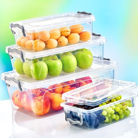 Multi Box mit Deckel Set 3 tlg. - rechteckig